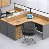 Office Workstation: 2-Person Curved Workstation thumb 2
