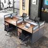 Office Desk: Commercial Office 4-Seater Workstation thumb 0