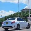 Mercedes benz C200 white thumb 1