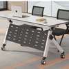 Office Desk: Mobile Foldable Training Effortless White Table thumb 2