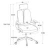 Office Chair :  Fabric Orthopedic Office Chair thumb 4