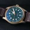 IWC Pilot Spitfire Bronze Watch with Green Dial thumb 3