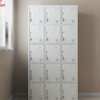 White  Steel File Cabinet With  15 Drawers thumb 3