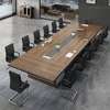 3M Storage-Enabled Natural Wood Conference Table thumb 7