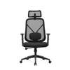 Office chair: Modern Black Ergonomic Office Seat thumb 4
