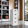 Modern 4-Drawer Steel Filing Cabinet thumb 2
