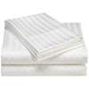 white striped luxury Hotel bedsheets thumb 0