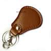 Unisex Brown Leather cardholder and key chain combo thumb 1