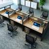 Office Workstation :  Modular 4-Way Staff Workstation, thumb 2