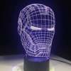 3D acrylic iron man light thumb 0