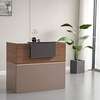 Simple Modern Reception Counter –Wood Office Front Desk thumb 5
