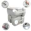 portable toilet with water storage for flashing thumb 2