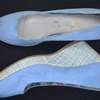Sky blue wedge shoe thumb 0