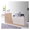 1.8m Wooden Office Reception Desk with Style thumb 0