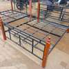 Metal frame wooden posts Beds thumb 3