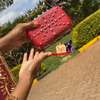 Maroon Studded Clutch Bag From UK thumb 1