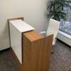 Office Desk: 1.4M Brown Reception Working Desk thumb 4