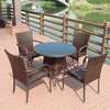 4 Piece Armrest Rattan Outdoor Chairs thumb 7