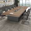 Boardroom Table; 300CM Gray Boardroom Meetings Table thumb 3