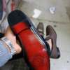 Premium Leather Botbuy Monk Slipon Mens Grey Official Shoes thumb 0