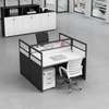 Staff Workstation Desk – Modern Open Office Design thumb 1
