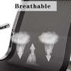Office Bench: Black 3-Seater Office Waiting Chair thumb 4