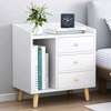 Bedside table with 3 drawers thumb 1