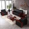Executive 5 Seater Leather Meeting Sofa thumb 6