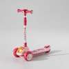 Pink 3-Wheel Kids Scooter Adjustable Handlebar LED Light thumb 0