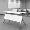 1.2m White Foldable Office Table thumb 2