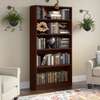 Wooden 5 Tier Rectangular Bookshelf thumb 2