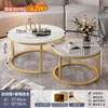 Coffee Table; Fancy Contemporary Marble Coffee Table thumb 2
