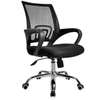 Low back recliner fabric Secretariat office chair thumb 1