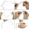 206pcs/Set Cake Decorating Turntable Icing Nozzles Spatul thumb 3