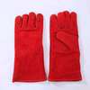 Red lightweight heat resistant Welding Gloves thumb 2