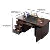 Office Desk: 1200MM Dark Mahogany Work Desk thumb 1