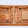 Foldable Bamboo laptopTable with double Fans thumb 2