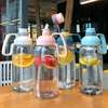 *BPA Free Tritan Plastic Water Bottles With Straw thumb 2