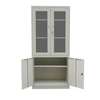 Half‑Glass 2‑Door Metallic Filing Cabinet thumb 4