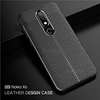 Auto Focus Leather Pattern Soft TPU Back Case Cover for Nokia 6.1 thumb 1