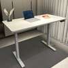 Office Desk: White Adjustable Desk thumb 1
