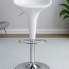 Office Stool :  Height Adjustable  White Barstool thumb 2