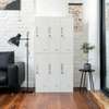 6-Door Steel Wardrobe – Metal Locker for Bedroom & Gym thumb 0