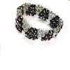 Womens Black Crystal Necklace and Bracelet thumb 2