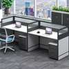 OFFICE DESK: 4 Way Office Workstation Desk thumb 4