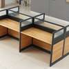 Office Desk; 4 Person Office Workstation Desk thumb 4
