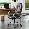 Office Chair: Brown Leather Office Chair thumb 5