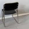 Chrome office guest/ salon chair thumb 1