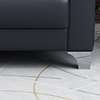 Office Sofas: Black Leather Office Lounge Sofa thumb 4
