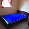 Wooden Bed Frame Double Size with Blue Mattress thumb 2